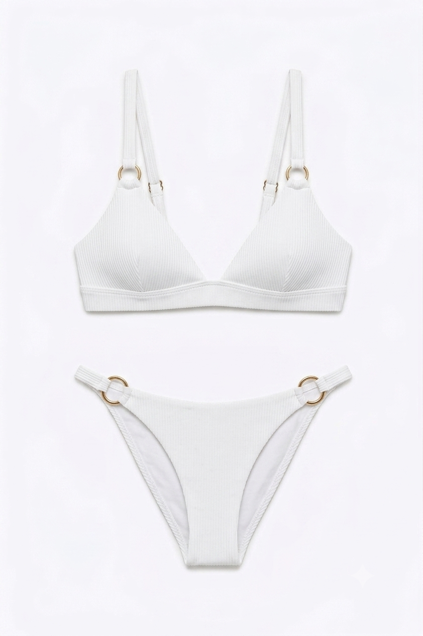 The Athena Ribbed Bikini