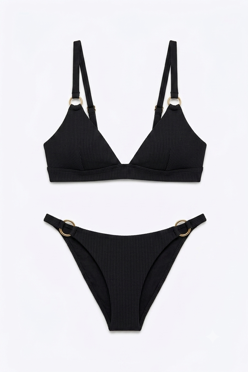 The Athena Ribbed Bikini